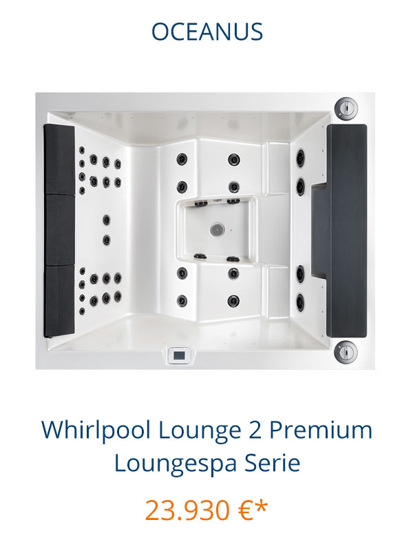 Oceanus Whirlpool Lounge 2 Premium Loungespa
